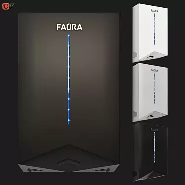 FAURA FHD-1200G Hand Dryer: Fast, Efficient, Reliable! 3D model image 1 