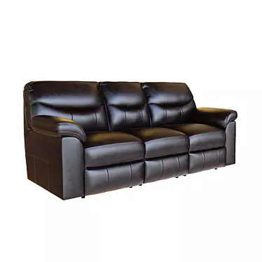 Luxury Reclining Sofa: Boxberg 3D model image 1 