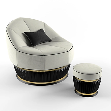 Vintage 3D Chair - 2013 Vray-Corona 3D model image 1 