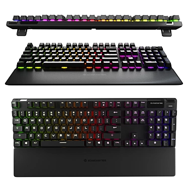 Ultimate Gaming Keyboard: SteelSeries APEX Pro 3D model image 1 