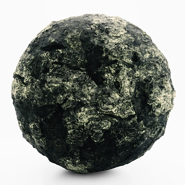 Black Stone VRAY Material 3D model image 1 