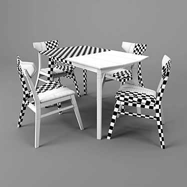 MAGNI Dining Set (Reloading) 3D model image 1 