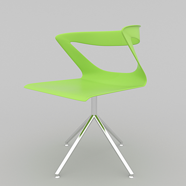 Sleek Ergo Office Chair 3D model image 1 