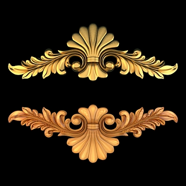 Elegant Decorative Ornaments - 03 3D model image 1 