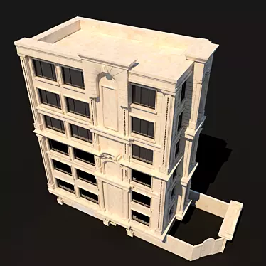 Elegant Architectural Masterpiece 3D model image 1 