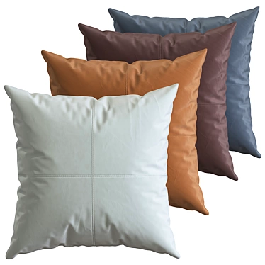 Silk Decorative Pillows Collection 3D model image 1 