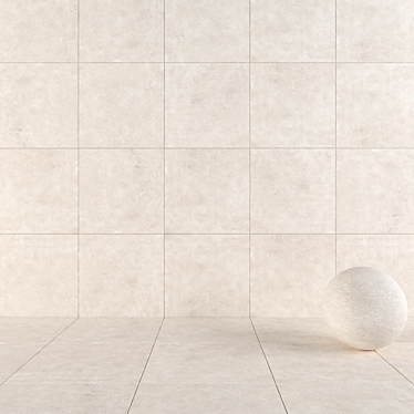 Kibo Bone Stone Wall Tiles 3D model image 1 