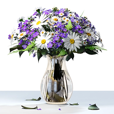 Blooming Summer Bouquet 3D model image 1 