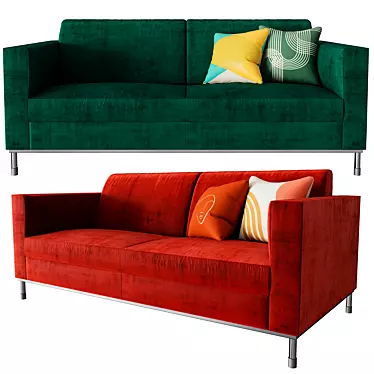 Title: LARSON Sofa: A Symphony of Comfort 3D model image 1 