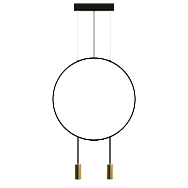 Title: Revolta Suspension Lights - Modern & Adjustable 3D model image 1 