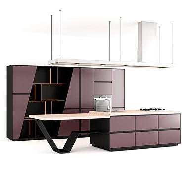 Elevate Your Kitchen with "Islet 3D model image 1 