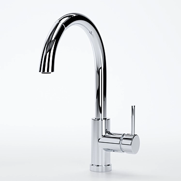 Delta Osler 976LF: Sleek and Functional Single Handle Kitchen Faucet 3D model image 1 