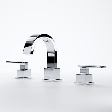 Modern Delta Vero Faucet 3D model image 1 