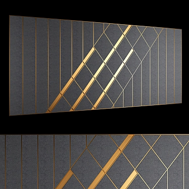 Sleek Panel 8: Modern Elegance 3D model image 1 