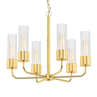 Odeon Stepi 4659 Pendant Chandelier 3D model image 1 