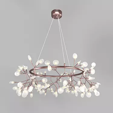 Moooi Heracleum 44.312: Elegant Copper Pendant Light 3D model image 1 