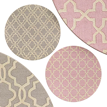 Modern Circle Rugs | No. 031 3D model image 1 