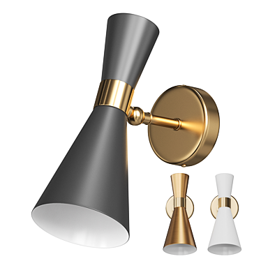 EVERT WALL Sandglass-shaped Lamp 3D model image 1 
