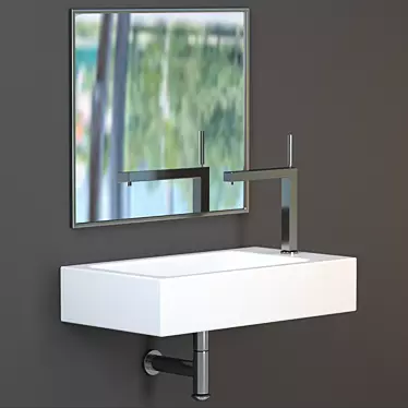 Kaldewei CONO Sink: Compact and Complete 3D model image 1 