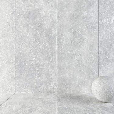 KIBO Grey Stone Wall Tiles 3D model image 1 