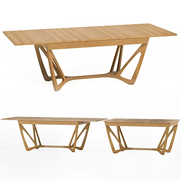 Versatile Wenanty Dining Table 3D model image 1 