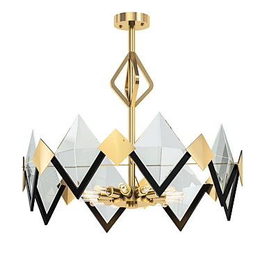 Elegant Surilly Chandelier 3D model image 1 