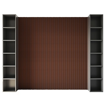 Elegant Wall Panel Solution 3D model image 1 