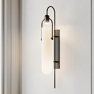 Elegant ARC WELL SCONCE by Allied 3D model image 1 