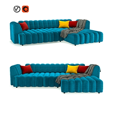 Cosmic Comfort Sofa 3D model image 1 