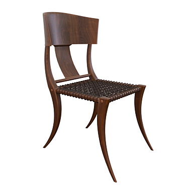 Vintage Robsjohn-Gibbings Klismos Chair for Saridis 3D model image 1 