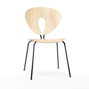 Stylish and Sturdy Stua Globus Chair 3D model image 1 