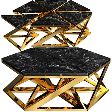 Eichholtz Galaxy Coffee Table: Elegant and Functional 3D model image 1 