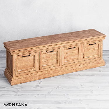 Replica OM TV Console - Moonzana Collection 3D model image 1 