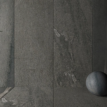 Santorini Stone Wall Tiles Fume 3D model image 1 
