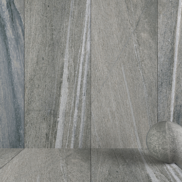 Santorini Fume Stone Wall Tiles - Set of 2 3D model image 1 