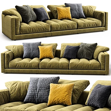 Experience comfort with Flexform Sofa Lucien 3D model image 1 