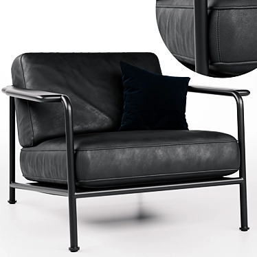 Wendelbo Aero Modern Armchair 3D model image 1 