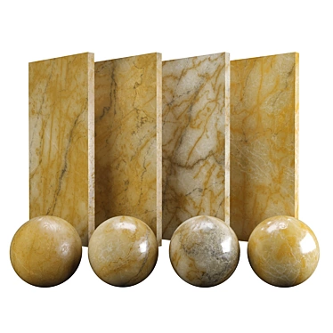 Luxury Marble Siena Texture 3D model image 1 