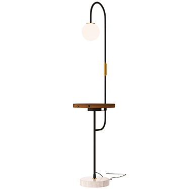 Eureka Tall Floor Lamp 3D model image 1 