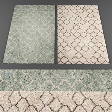 Elegant Rug Archive Collection 3D model image 1 