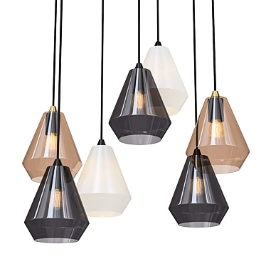 Ravelle Pendant Light: Elegant Illumination for Every Space 3D model image 1 