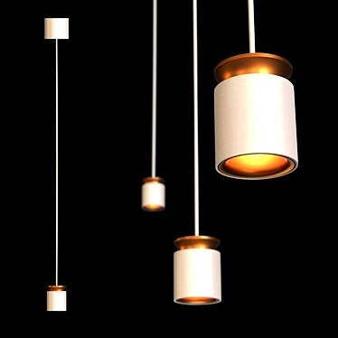 Novotech Oro Pendant Light - Elegant and Functional 3D model image 1 