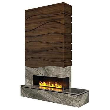 Versatile Fireplace 4: 3D Assets 3D model image 1 