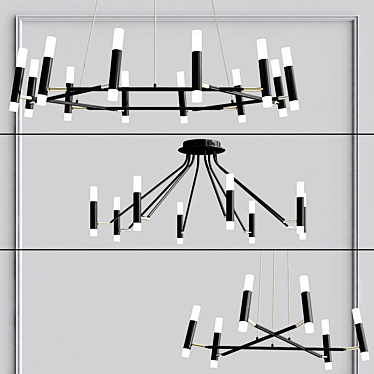 VIGO Collection: Stunning Pendant & Ceiling Lights 3D model image 1 