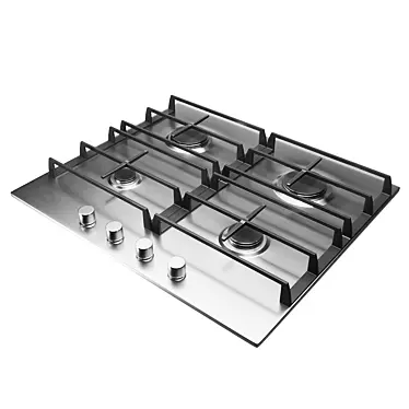 Na64 H3010 As 4 Burner Stove 3D model image 1 