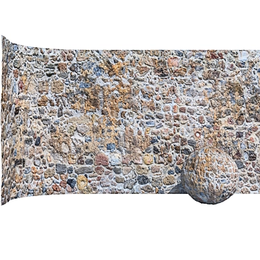 Medieval Stone Brick 6K Texture 3D model image 1 