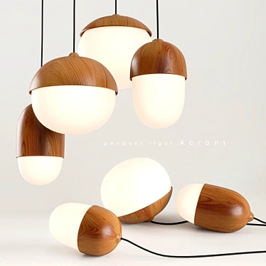 Designer Acron Lamps - 4 Configurations 3D model image 1 