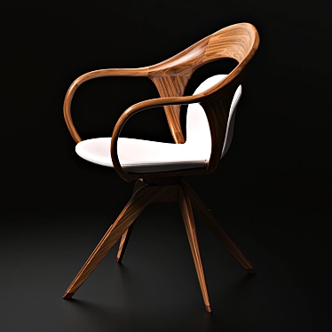 Italian Designed Giorgetti Noran Armchair 3D model image 1 