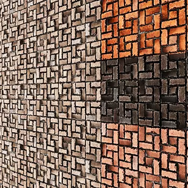 4K Brick Texture Set 3D model image 1 