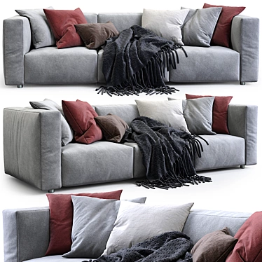 Modern Comfort: Prostoria Sofa Match 3D model image 1 